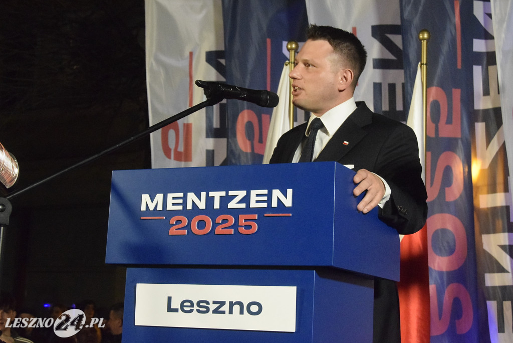 Sławomir Mentzen w Lesznie