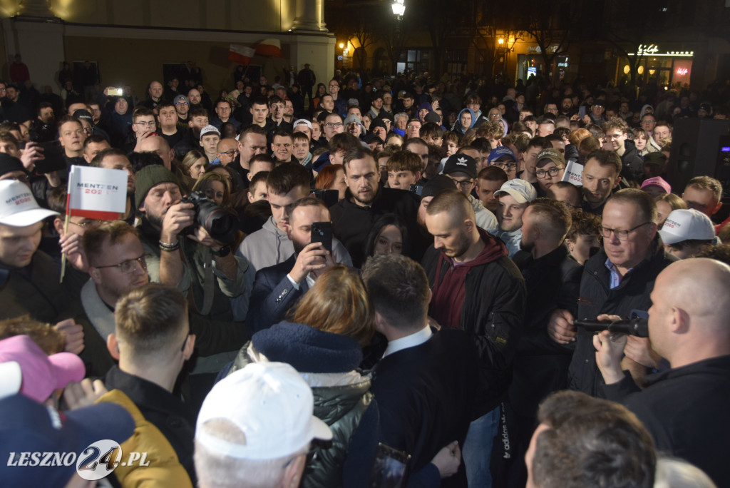 Sławomir Mentzen w Lesznie