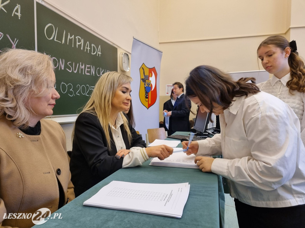 Olimpiada Wiedzy Konsumenckiej w Lesznie