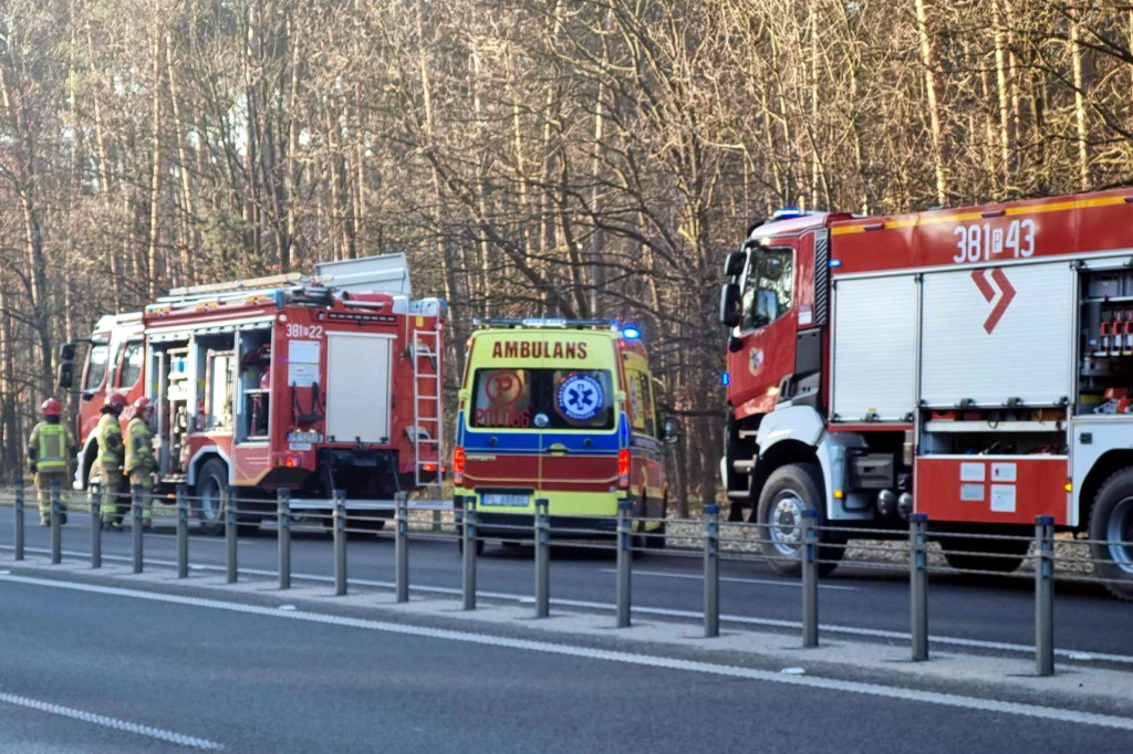 Dwa wypadki pomiędzy Lesznem i Rydzyną