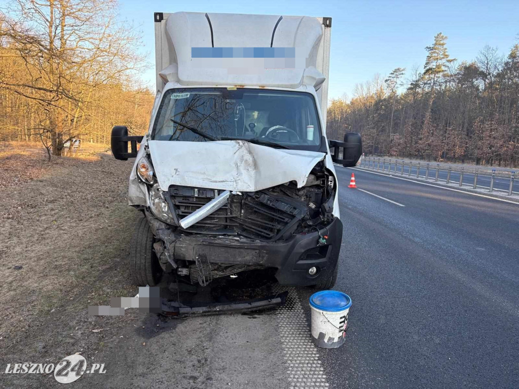 Dwa wypadki pomiędzy Lesznem i Rydzyną