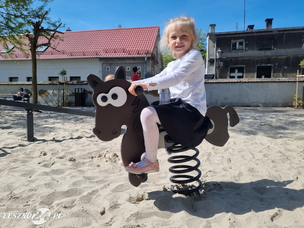 Otwarcie placu zabaw w Rydzynie