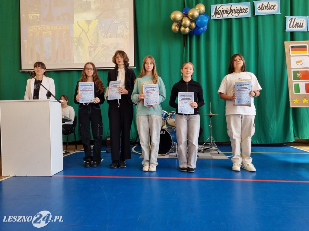 Konkurs w SP 7 - Najpiękniejsza stolica Unii Europejskiej