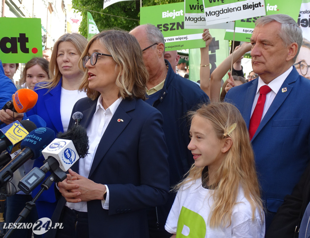 Magdalena Biejat w Lesznie