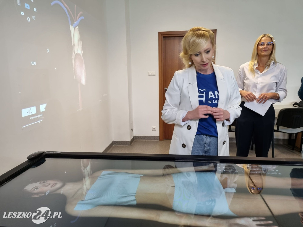 Akademia Nauk Stosowanych w Lesznie od środka