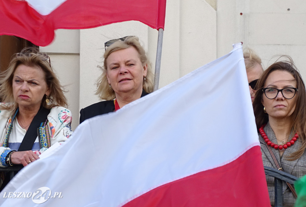 Wiec poparcia dla Rafała Trzaskowskiego w Lesznie