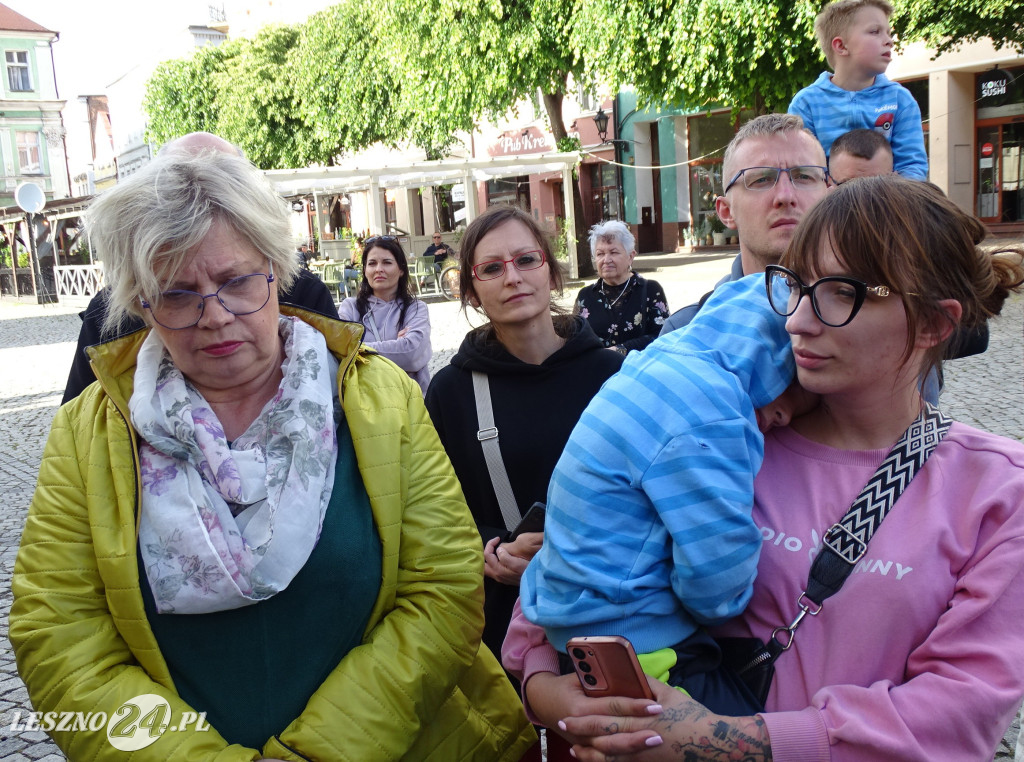 Wiec poparcia dla Rafała Trzaskowskiego w Lesznie