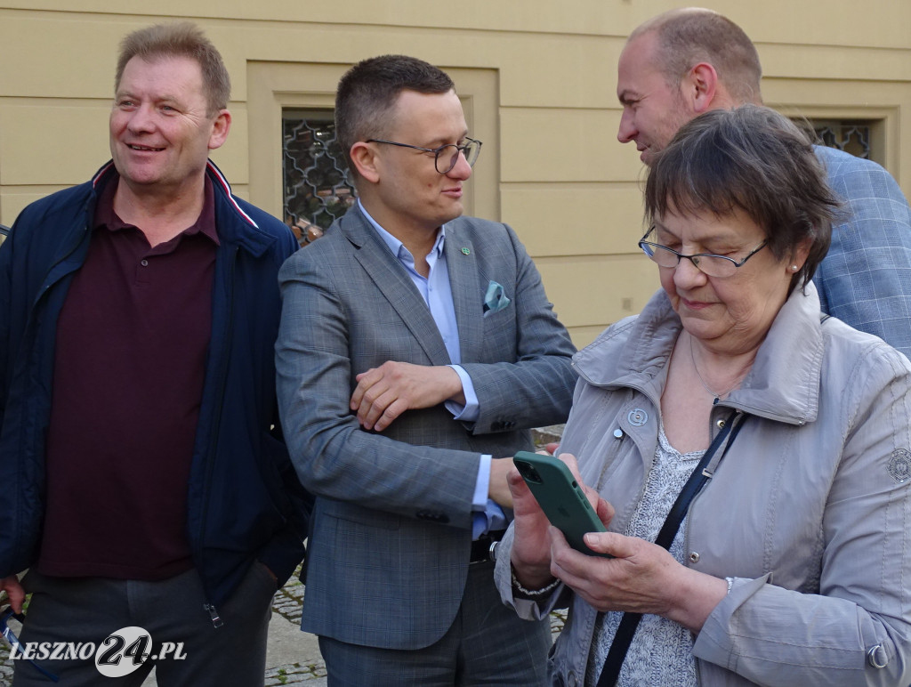 Wiec poparcia dla Rafała Trzaskowskiego w Lesznie