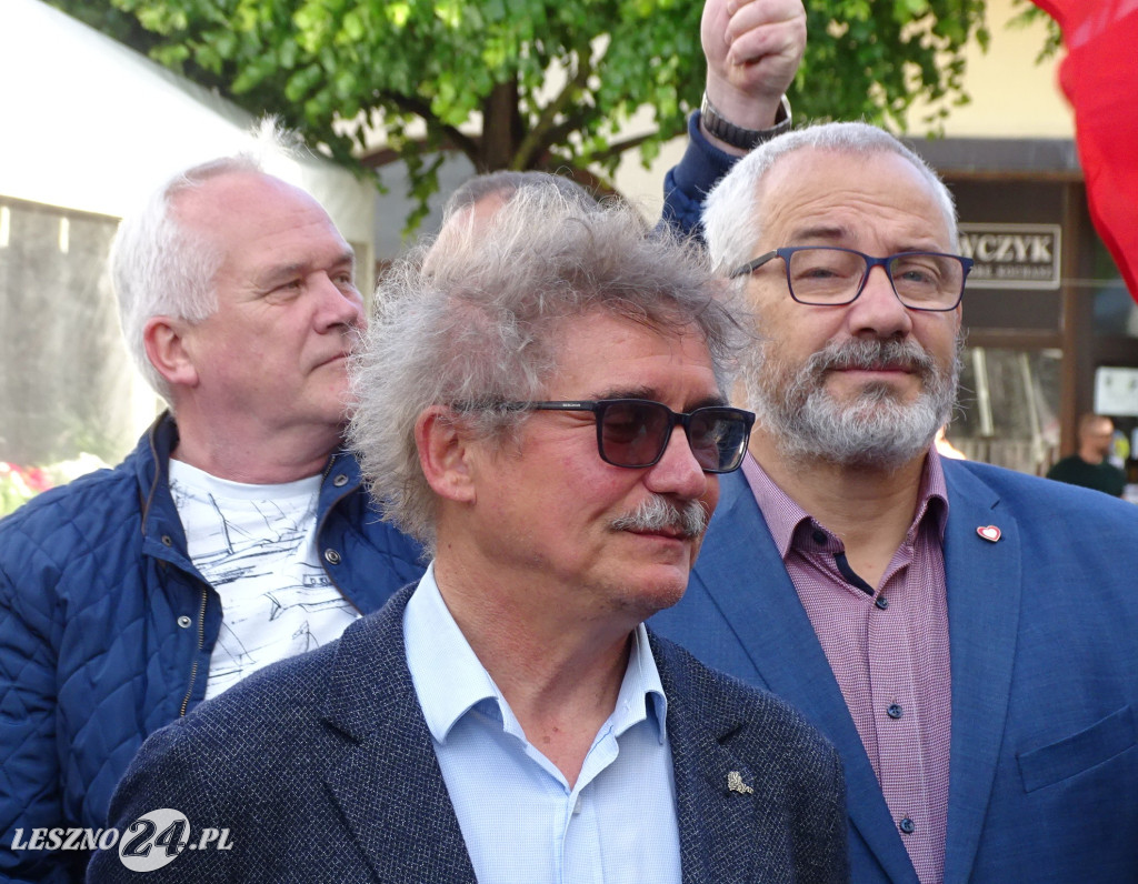 Wiec poparcia dla Rafała Trzaskowskiego w Lesznie