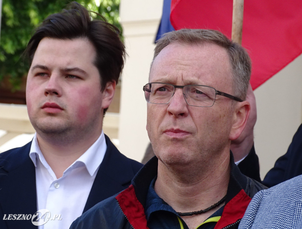 Wiec poparcia dla Rafała Trzaskowskiego w Lesznie