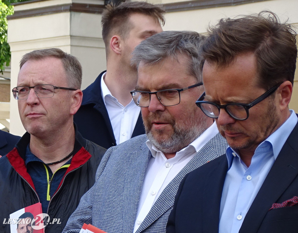 Wiec poparcia dla Rafała Trzaskowskiego w Lesznie