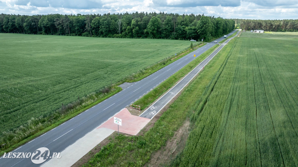 Nowa ścieżka rowerowa Włoszakowice-Brenno