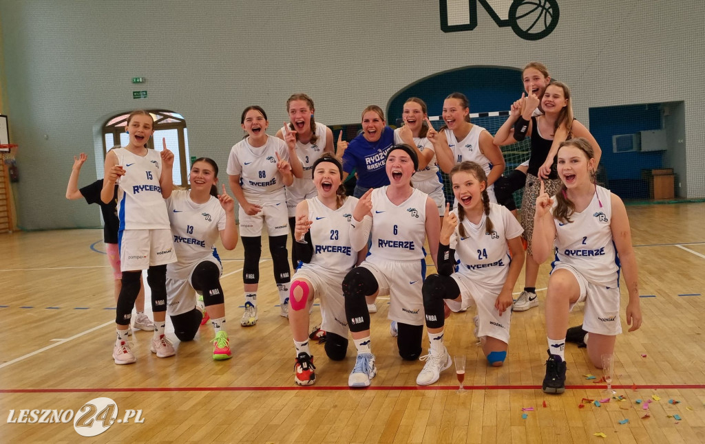 Młodziczki U12 Rycerzy Rydzyna ze złotem