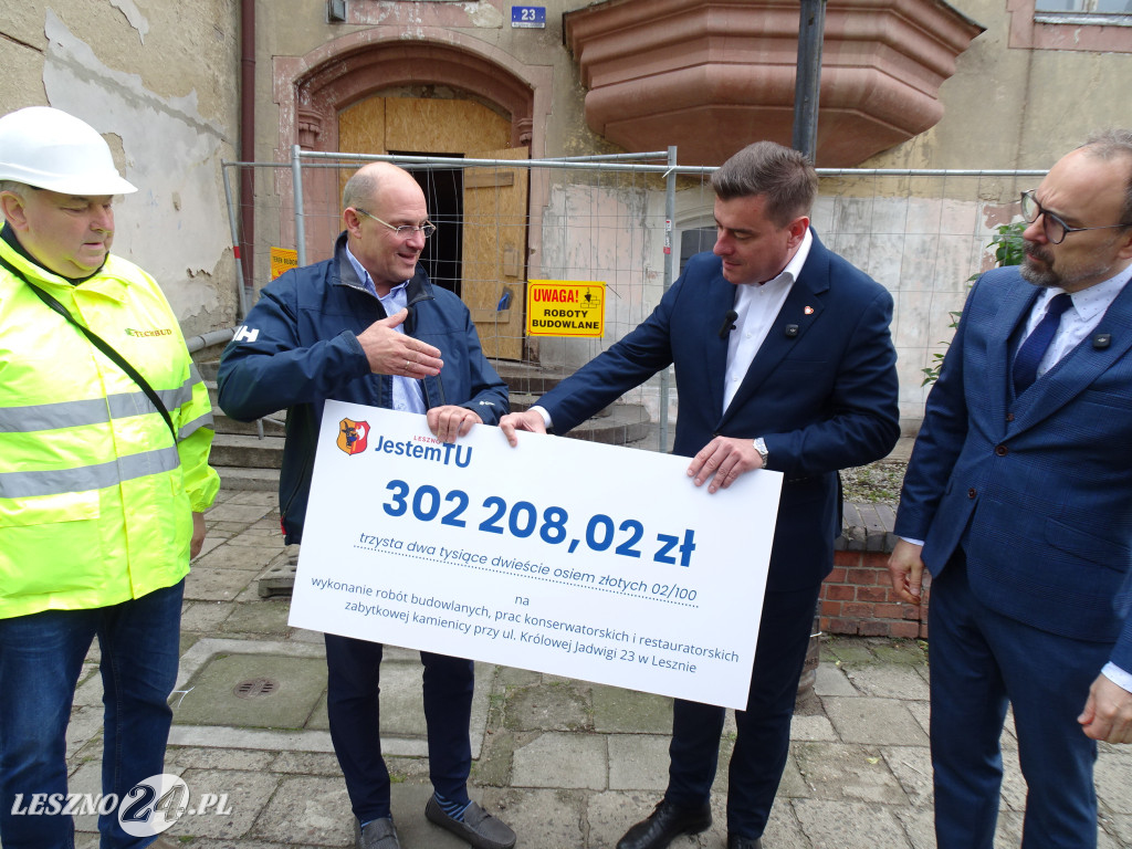 Remont  kamienicy przy ul. Królowej Jadwigi 23