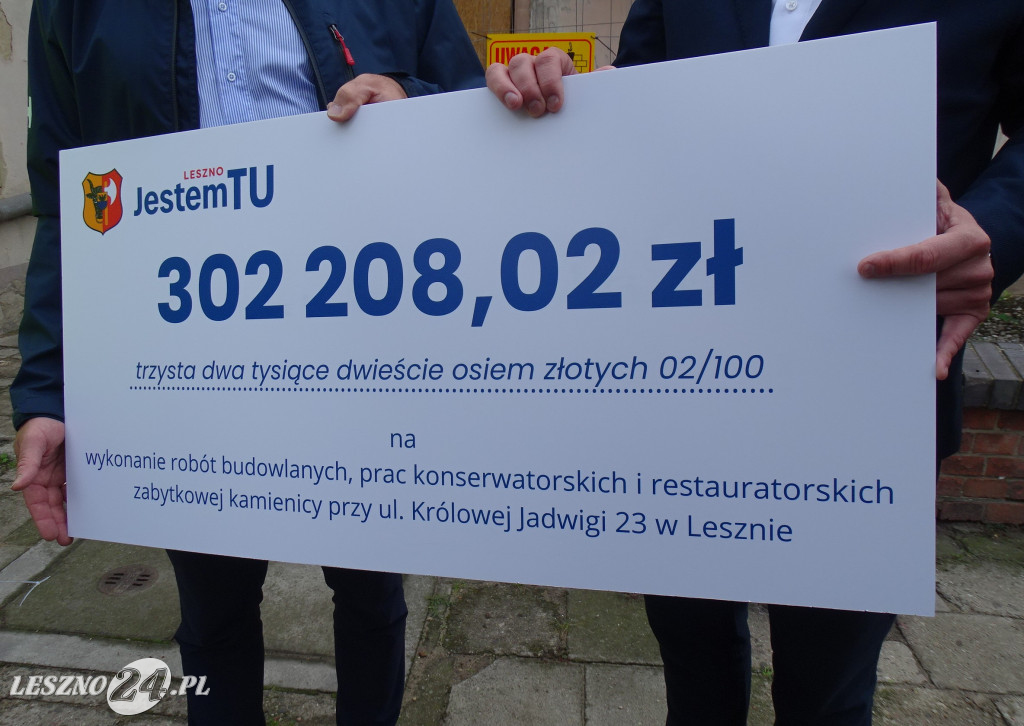 Remont  kamienicy przy ul. Królowej Jadwigi 23