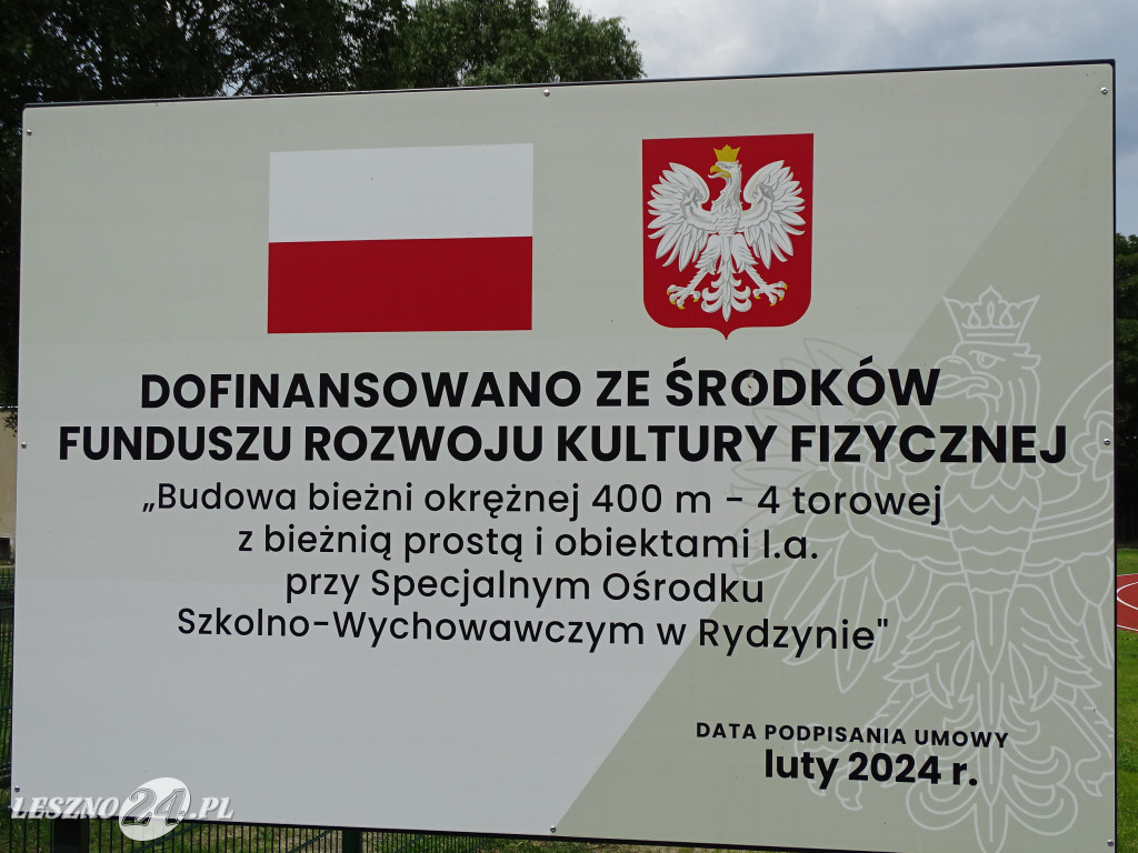 Nowa bieżnia w Rydzynie