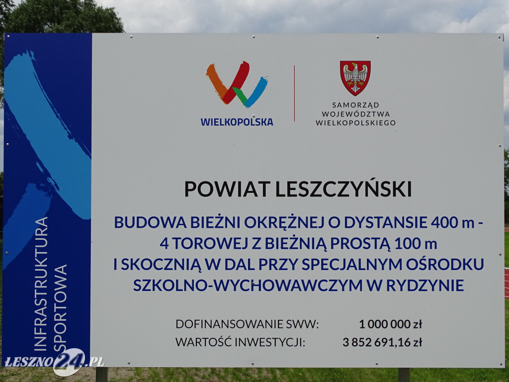 Nowa bieżnia w Rydzynie