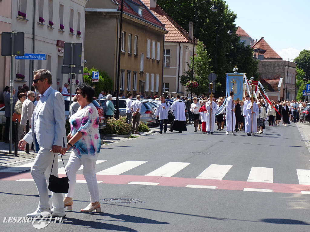 Procesja Bożego Ciała w Lesznie, 2025