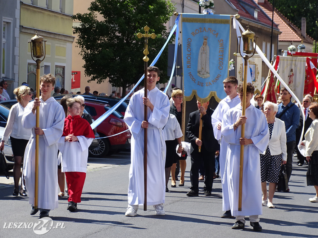 Procesja Bożego Ciała w Lesznie, 2025