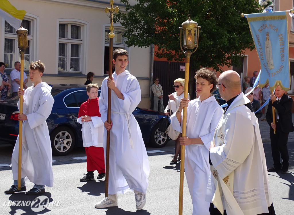 Procesja Bożego Ciała w Lesznie, 2025