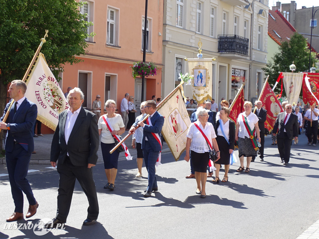 Procesja Bożego Ciała w Lesznie, 2025
