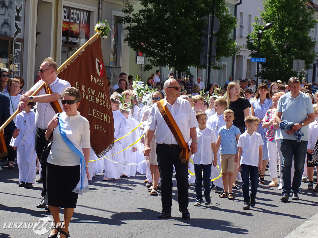 Procesja Bożego Ciała w Lesznie, 2025