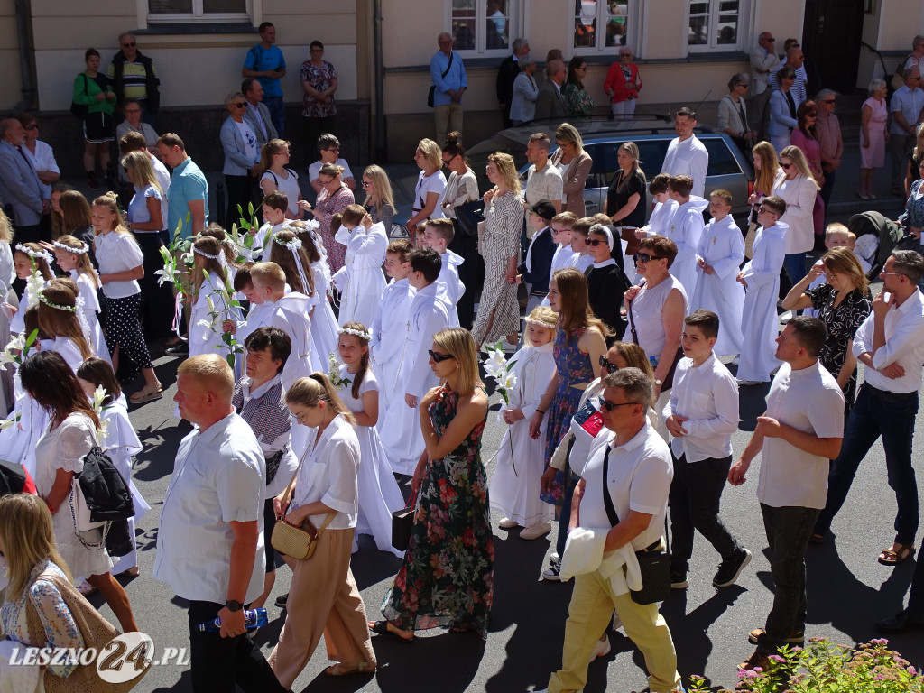 Procesja Bożego Ciała w Lesznie, 2025