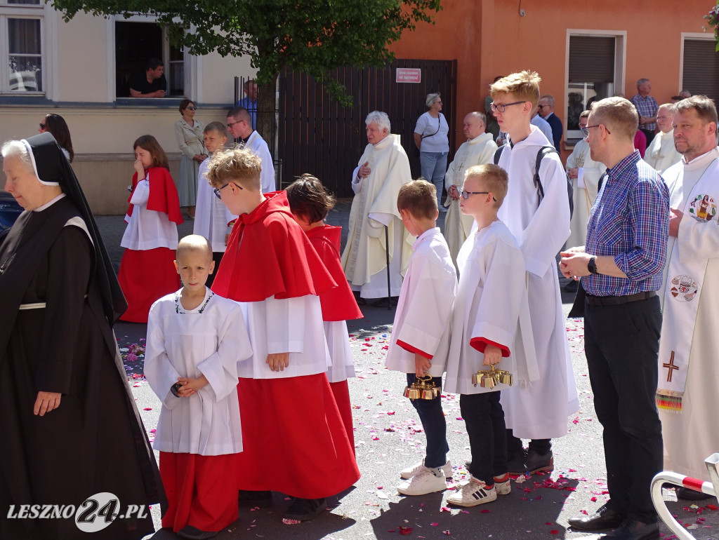 Procesja Bożego Ciała w Lesznie, 2025