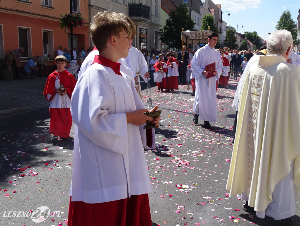 Procesja Bożego Ciała w Lesznie, 2025