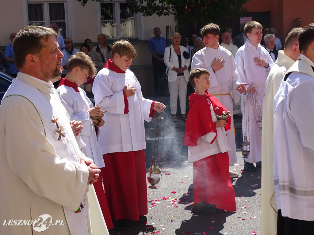 Procesja Bożego Ciała w Lesznie, 2025