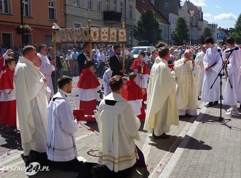 Procesja Bożego Ciała w Lesznie, 2025