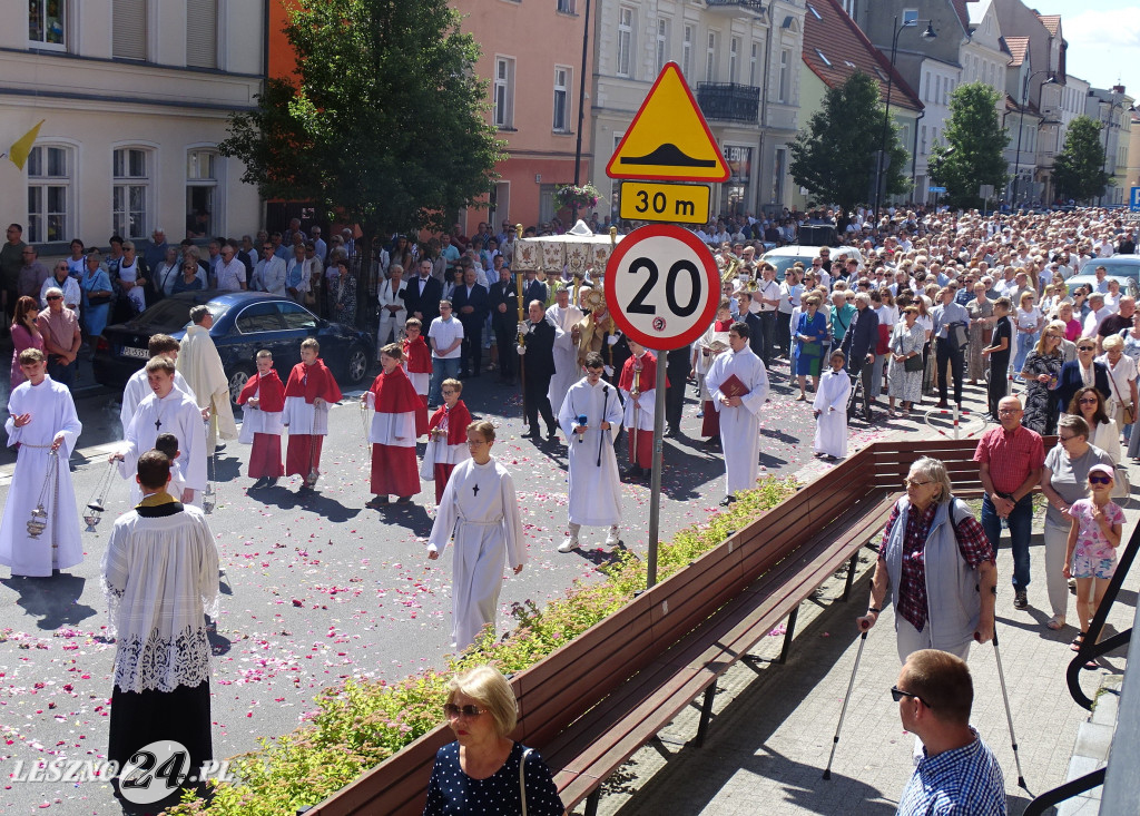 Procesja Bożego Ciała w Lesznie, 2025