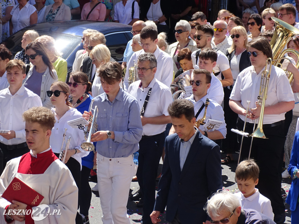 Procesja Bożego Ciała w Lesznie, 2025