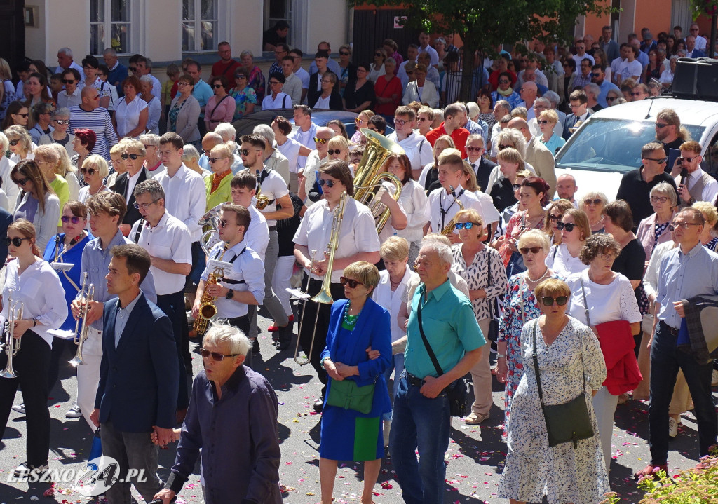 Procesja Bożego Ciała w Lesznie, 2025