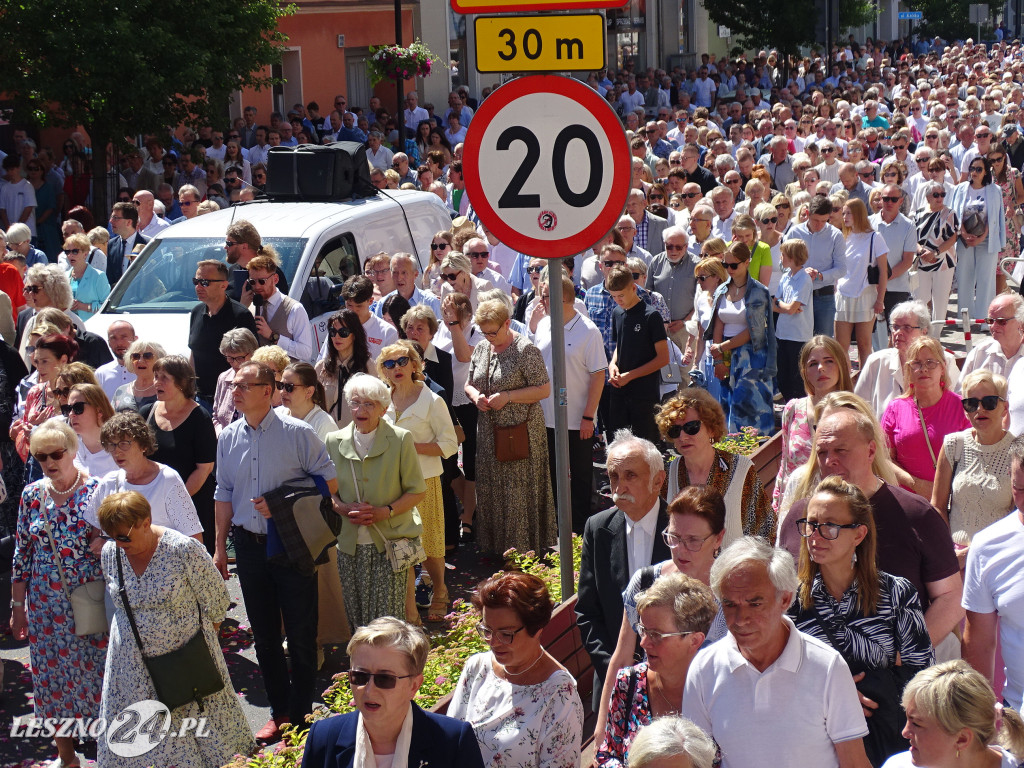 Procesja Bożego Ciała w Lesznie, 2025
