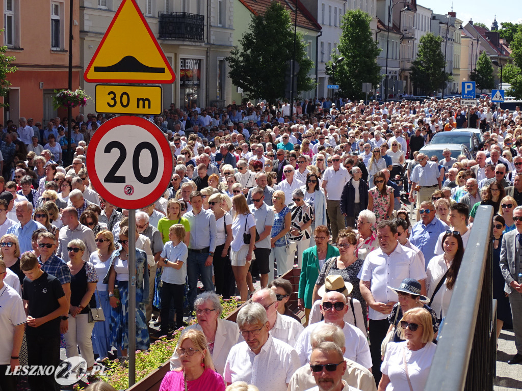Procesja Bożego Ciała w Lesznie, 2025
