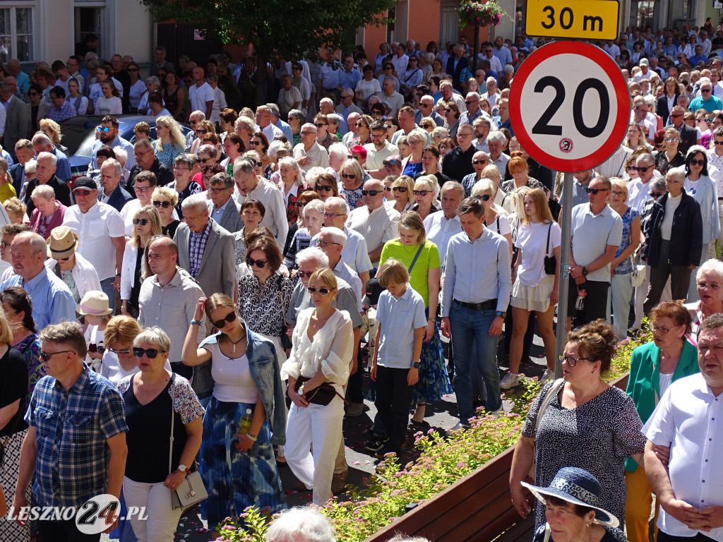 Procesja Bożego Ciała w Lesznie, 2025