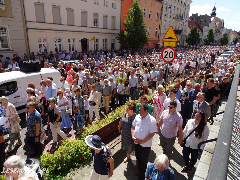 Procesja Bożego Ciała w Lesznie, 2025