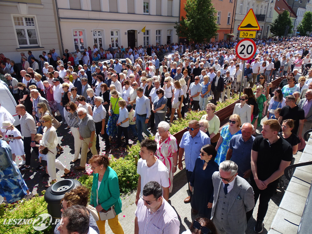 Procesja Bożego Ciała w Lesznie, 2025