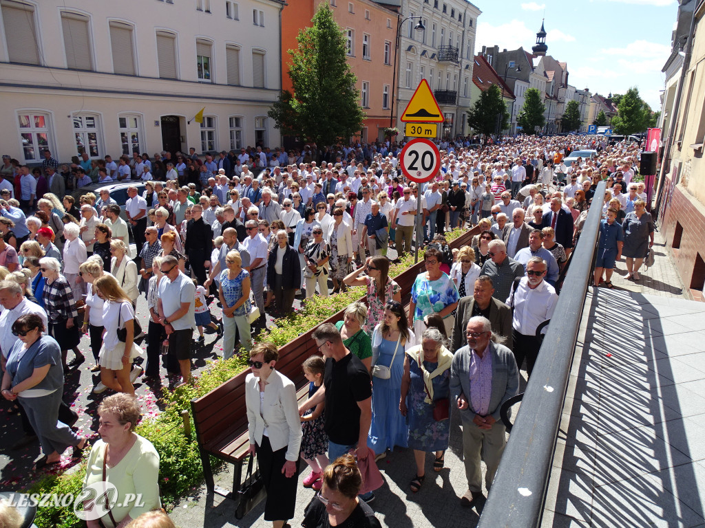 Procesja Bożego Ciała w Lesznie, 2025