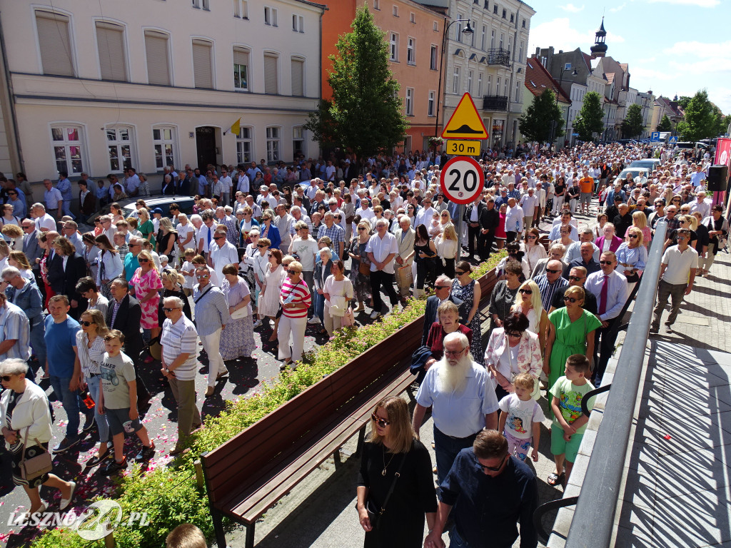 Procesja Bożego Ciała w Lesznie, 2025