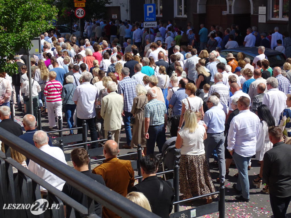 Procesja Bożego Ciała w Lesznie, 2025