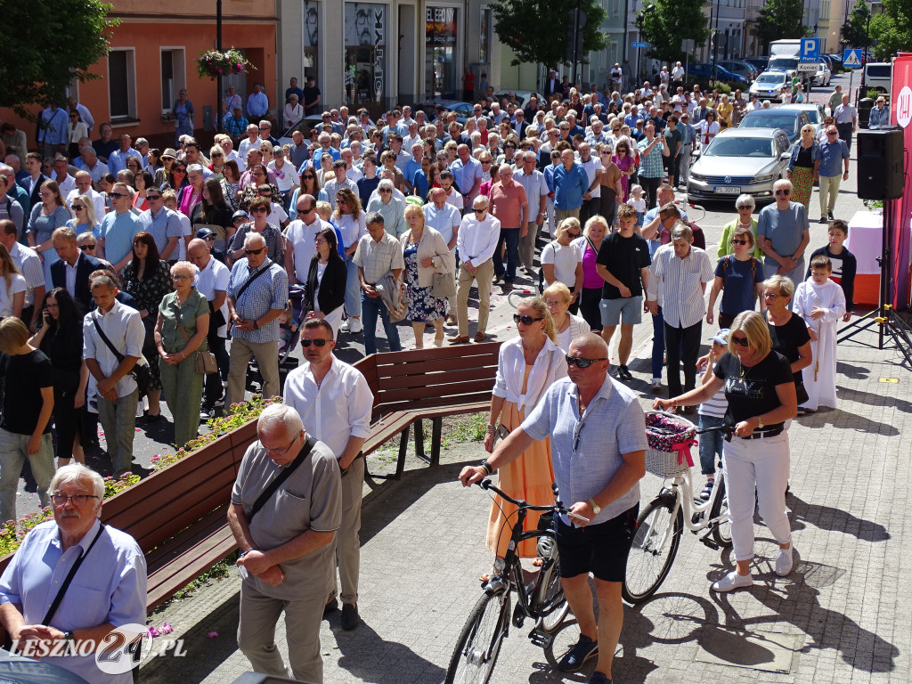 Procesja Bożego Ciała w Lesznie, 2025