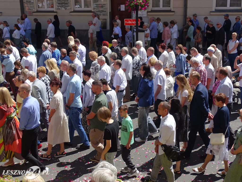 Procesja Bożego Ciała w Lesznie, 2025