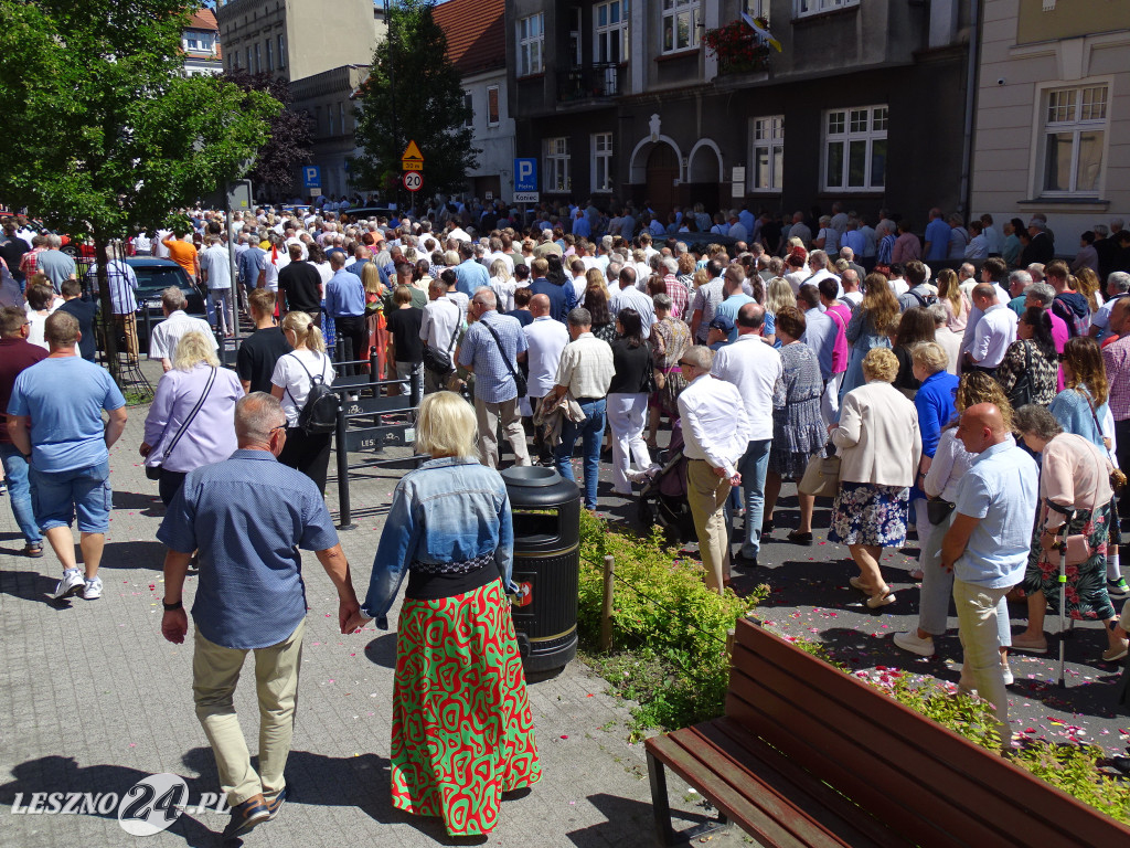 Procesja Bożego Ciała w Lesznie, 2025