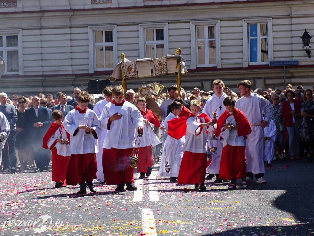 Procesja Bożego Ciała w Lesznie, 2025