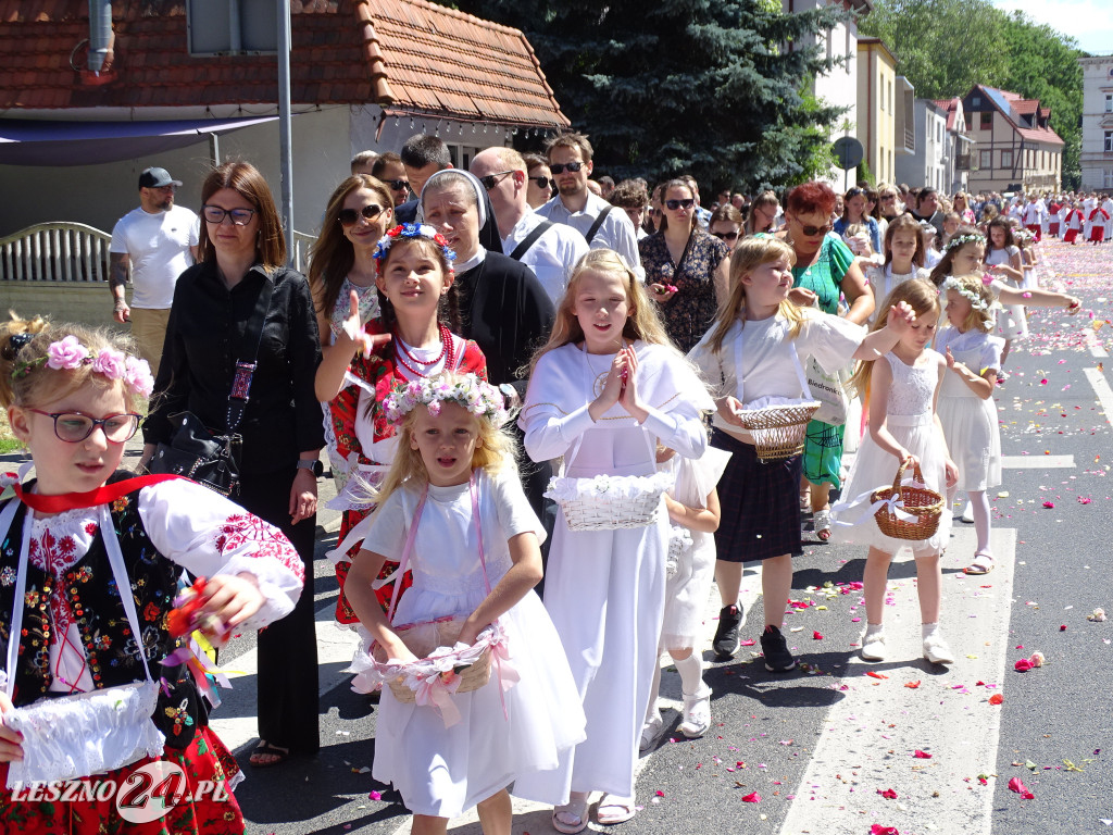 Procesja Bożego Ciała w Lesznie, 2025