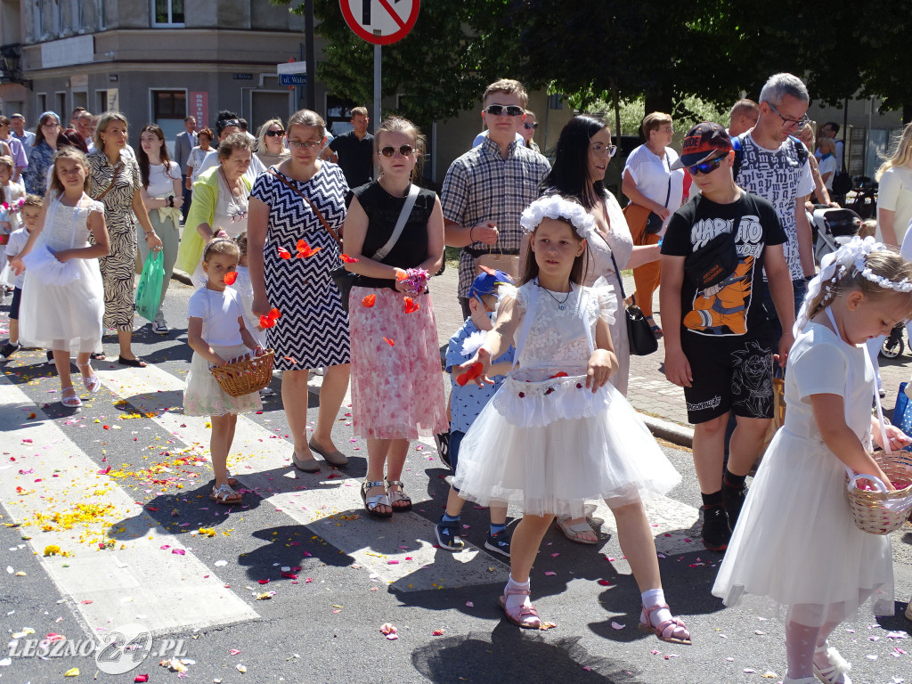 Procesja Bożego Ciała w Lesznie, 2025