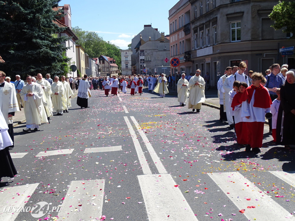 Procesja Bożego Ciała w Lesznie, 2025
