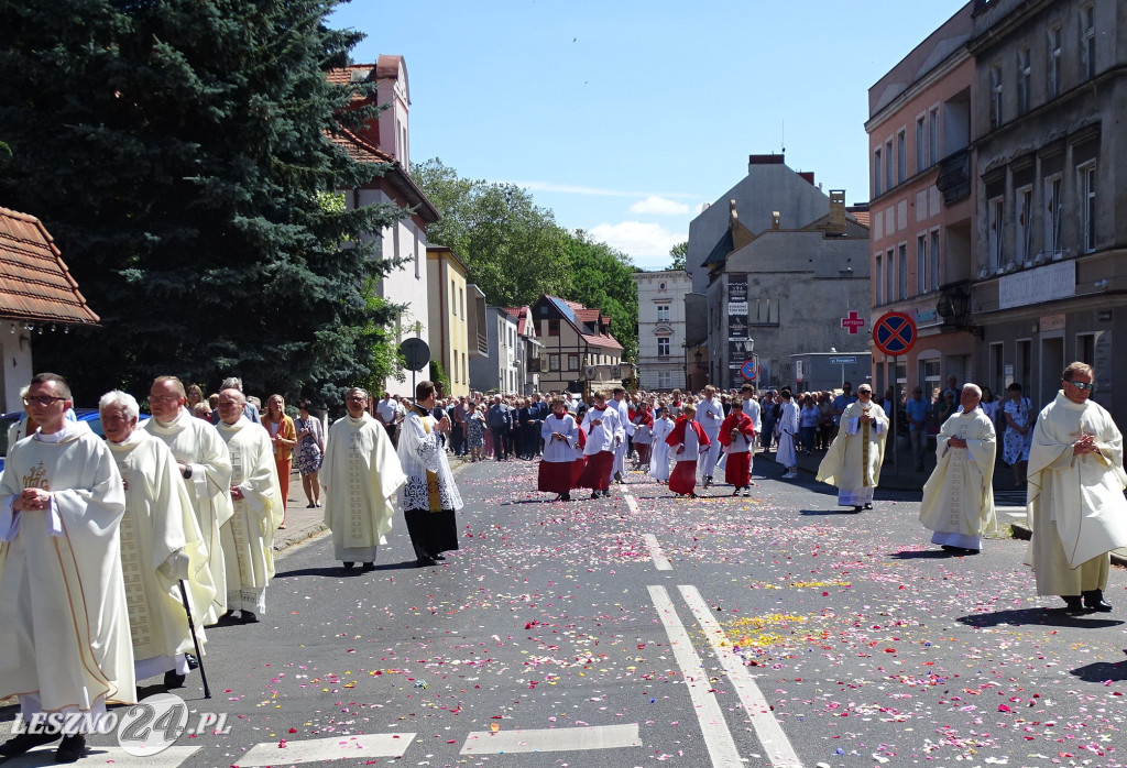 Procesja Bożego Ciała w Lesznie, 2025